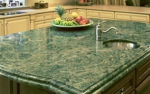 Green Marble for Kitchen Countertops