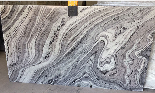 Mercury white marble slab