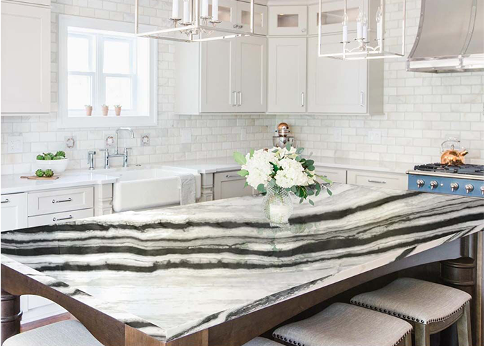 Panda White Marble for Kitchen Countertops
