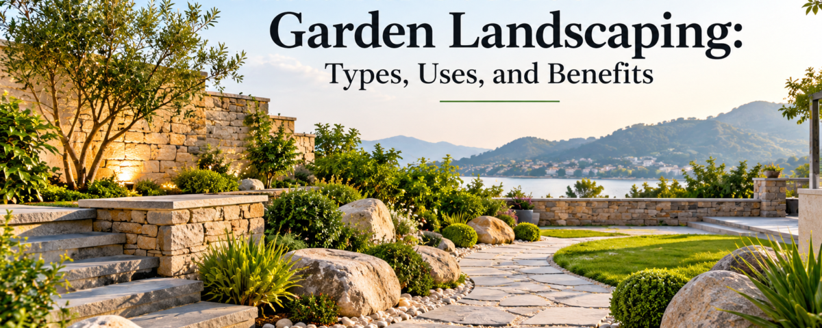 Natural Stone Garden Landscaping